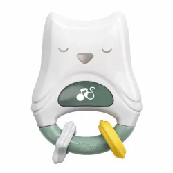   Chicco Day & Night Owl hudobná hrkálka a nočné svetielko – sova, biela