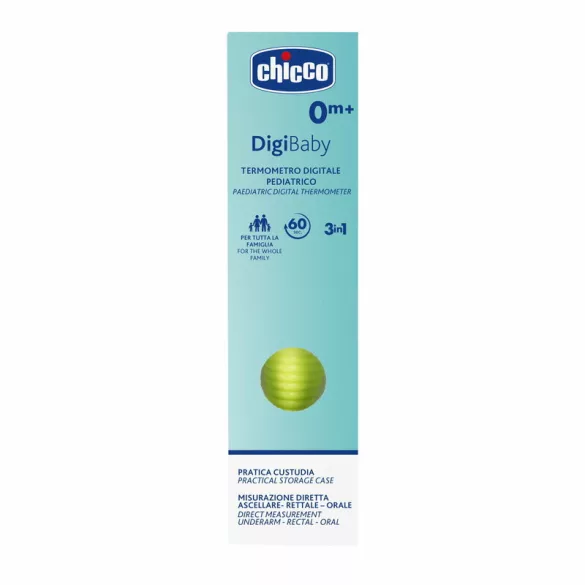 Chicco Digi Baby digitálny teplomer 1 ks v puzdre – ultra malý