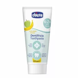   Chicco zubná pasta bez fluóru 50 ml s príchuťou jablka a banánu