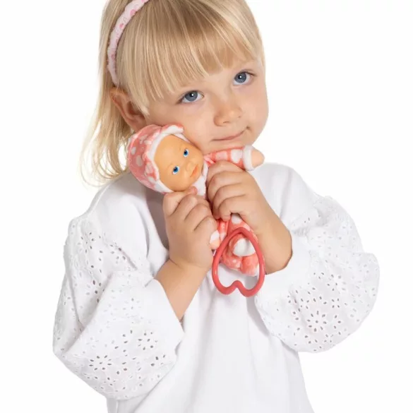 Chicco My First Doll Dou-Dou 18 cm – mäkká bábika na objímanie, spoločníčka dieťaťa od narodenia