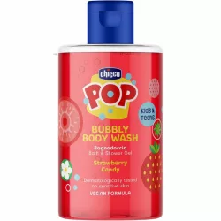   Chicco POP Sprchový gél s vôňou jahôd 300 ml pre deti a tínedžerov