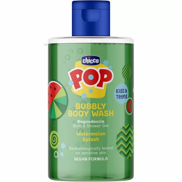 Chicco POP Sprchový gél s melónovou vôňou 300 ml pre deti a teenagerov