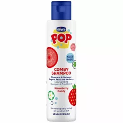   Chicco POP Šampón a kondicionér 250 ml s vôňou jahodových cukríkov pre deti a tínedžerov