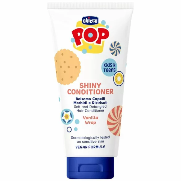 Chicco POP Kondicionér na rozčesávanie vlasov 150 ml s vôňou vanilkových sušienok pre deti a tínedžerov