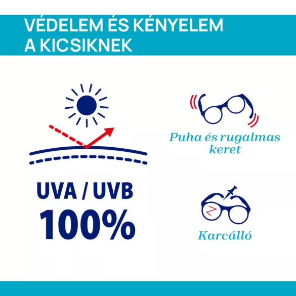 Chicco slnečné okuliare 0m+ so zrkadlovými sklami, vysoká ochrana proti UVA-UVB