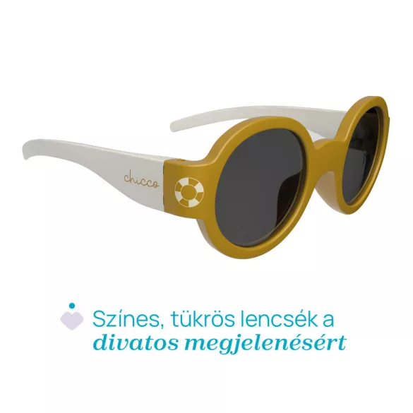 Chicco slnečné okuliare 0m+ v béžovej farbe s dymovými sklami 2026 a
