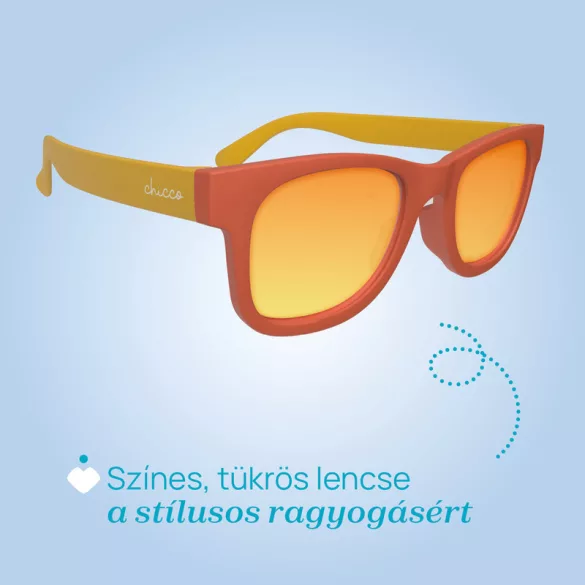 Chicco slnečné okuliare 24m+ červené so zrkadlovými sklami 2026 a