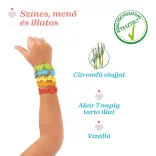 Chicco Voňavé silikónové náramky, 5 ks s citronelovým olejom