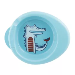 Chicco Warmy Plate tanier na udržanie tepla, modrý