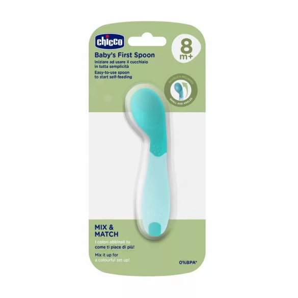 Chicco Prvá lyžica pre pravákov, ergonomická