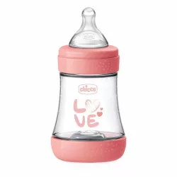   Chicco Perfect5 fľaša 150 ml s pomalým prietokom – ružová
