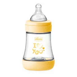   Biofunkčná fľaša Chicco Perfect5 150 ml s normálnym prietokom – žltá