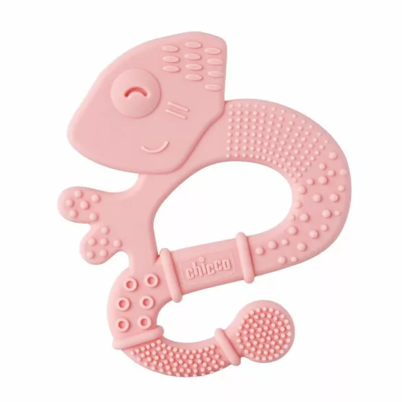 Chicco Chameleon supermäkký silikónový hryzátko – ružové