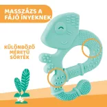 Chicco Chameleon supermäkký silikónový hryzátko – modrý