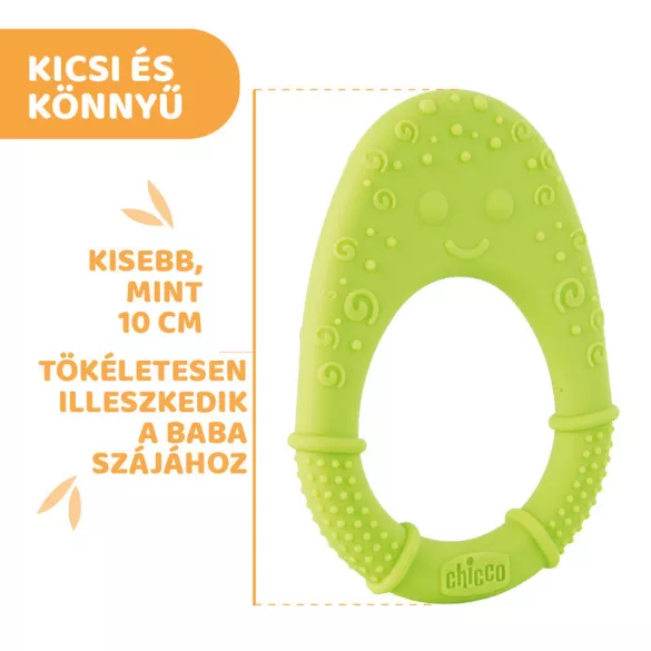 Chicco All soft silikónový hryzátko 2m+ zelené