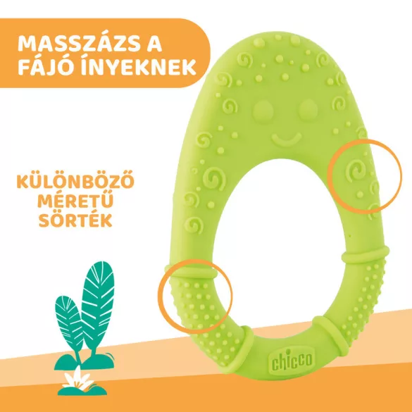 Chicco All soft silikónový hryzátko 2m+ zelené