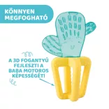 Chicco Osviežujúci chladivý hryzátko kaktus, pre obdobie rastu zubov