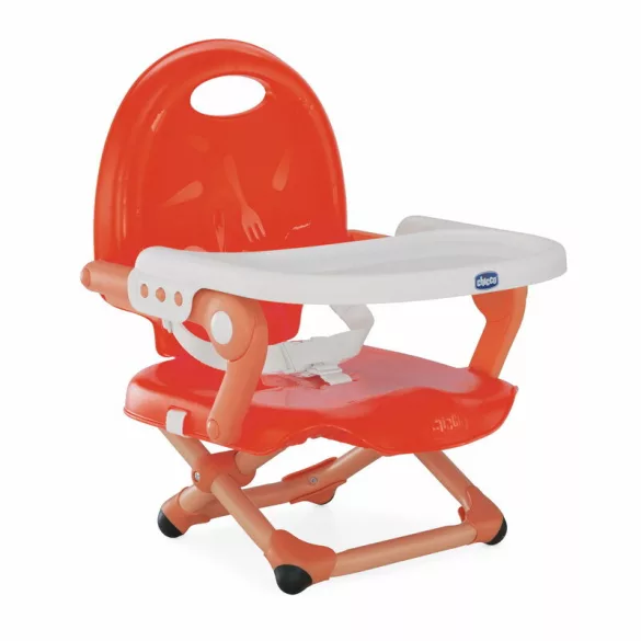 Chicco Pocket Snack do 15 kg, prenosná stolička, Poppy Red