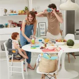Chicco Pocket Snack do 15 kg, prenosná stolička, Poppy Red