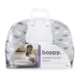 Chicco Boppy Deluxe dojčiaci vankúš s výplňou zachovávajúcou tvar – sivý