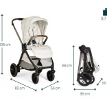Detský kočík Chicco BELLAGIO s automatickým zatváraním do 22 kg, rozširovateľný na trojkolesový systém