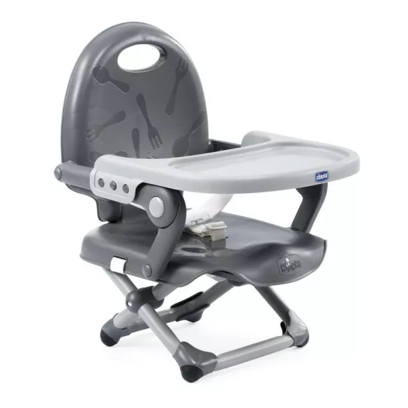 Chicco Pocket Snack podsedák – Dark Gray