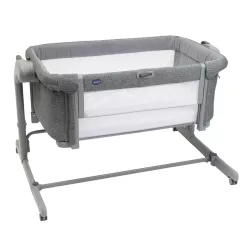   Detská postieľka Chicco Next2me Magic Evo na spanie s rodičmi, 0–6 mesiacov, Dark Grey