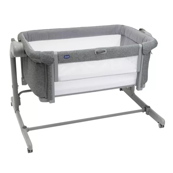 Detská postieľka Chicco Next2me Magic Evo na spanie s rodičmi, 0–6 mesiacov, Dark Grey