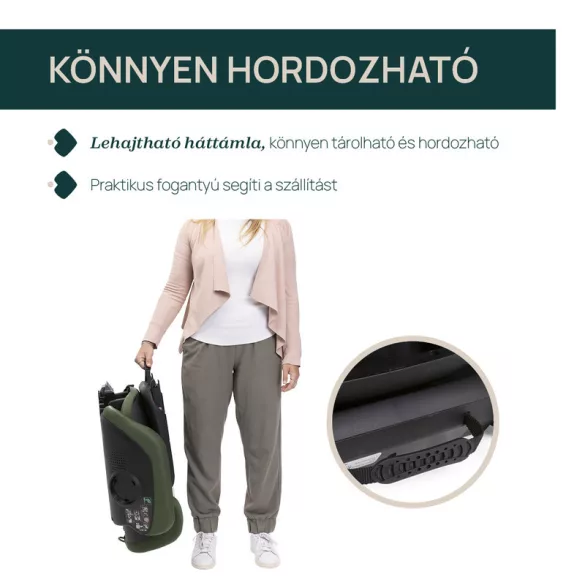 Detská autosedačka Chicco FOLD & GO S 100–150 cm 3,5–12 rokov