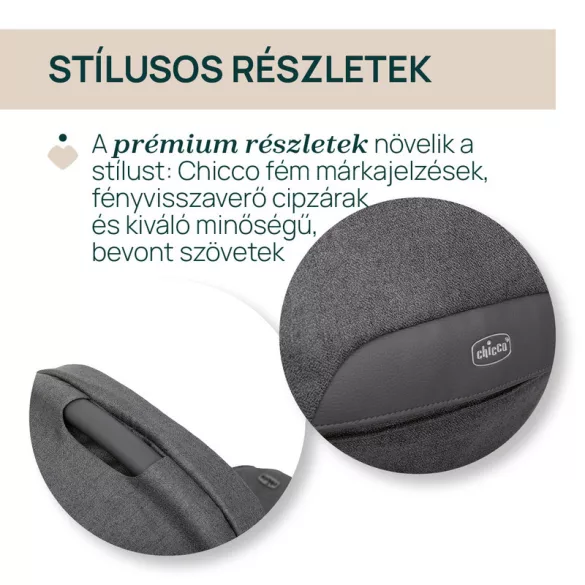 Chicco Flexi korbička je k dispozícii iba v sade k kočíku Bellagio s nosičom Kory Plus