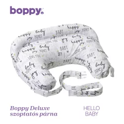   Chicco Boppy Deluxe dojčiaci vankúš s výplňou zachovávajúcou tvar – čierny