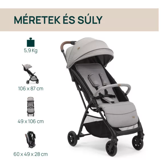 Detský kočík Chicco GLEE s automatickým zatváraním, 0–22 kg, 0–4 roky