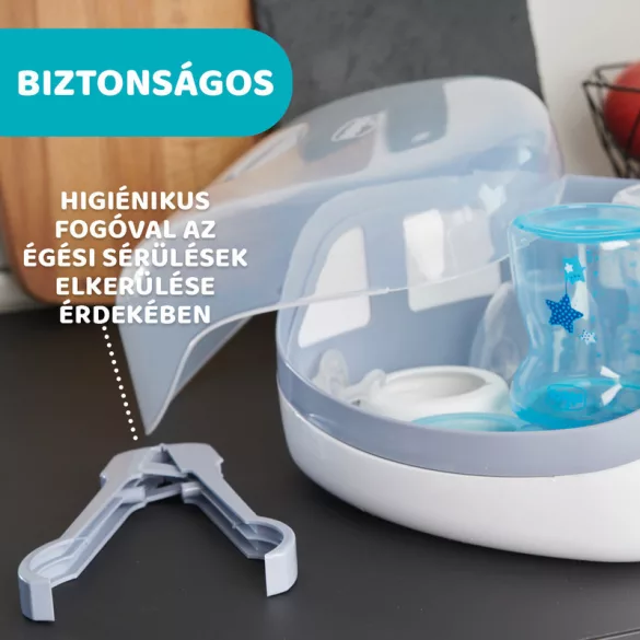 Chicco Sterilizátor do mikrovlnnej rúry, 600–1200 W, 3–8 minút