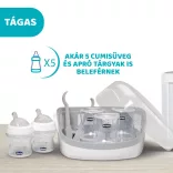 Chicco Sterilizátor do mikrovlnnej rúry, 600–1200 W, 3–8 minút