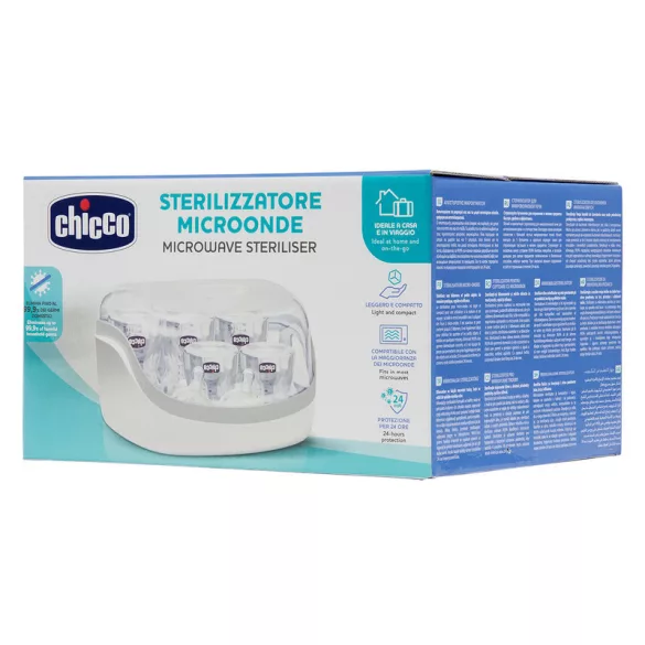 Chicco Sterilizátor do mikrovlnnej rúry, 600–1200 W, 3–8 minút