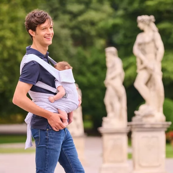 Chicco Boppy ComfyGrow nosič 100 % bavlna