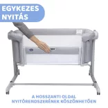 Detská postieľka Chicco Next2me Magic Evo Co-Sleeping – Grey Mist