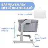 Detská postieľka Chicco Next2me Magic Evo Co-Sleeping – Grey Mist
