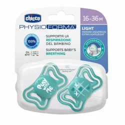   Chicco Physio Forma Light, 16–36 mesiacov, cumlíky 2 ks, v sterilizovateľnom puzdre, modré