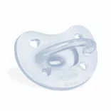 Chicco Physio Soft silikónový cumlík 0–6 mesiacov (1 ks) – svetlo modrý