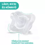 Chicco Mini Soft cumík 0–2 mesiace, 2 ks – ružový