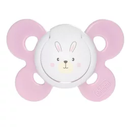   Chicco Physio Comfort silikónový cumlík, 1 ks, 2–6 mesiacov, ružový