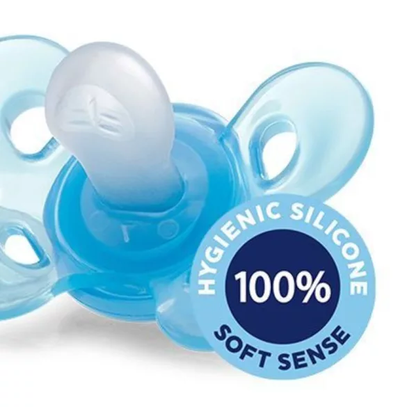 Chicco Physio Comfort silikónový cumlík, 1 ks, 2–6 mesiacov, ružový