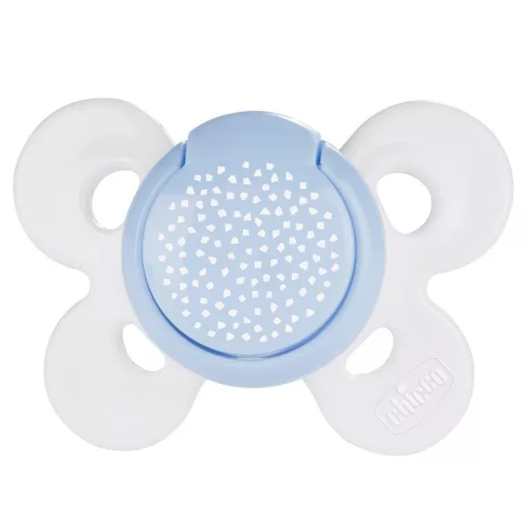 Chicco Physio Comfort silikónový cumlík, 1 ks, 2–6 mesiacov, modrý