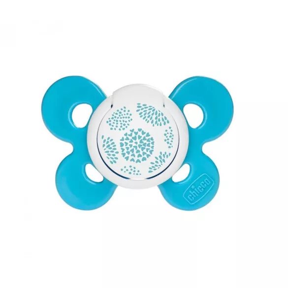 Chicco Physio Comfort silikónový cumlík, 1 ks, 6–16 mesiacov, modrý