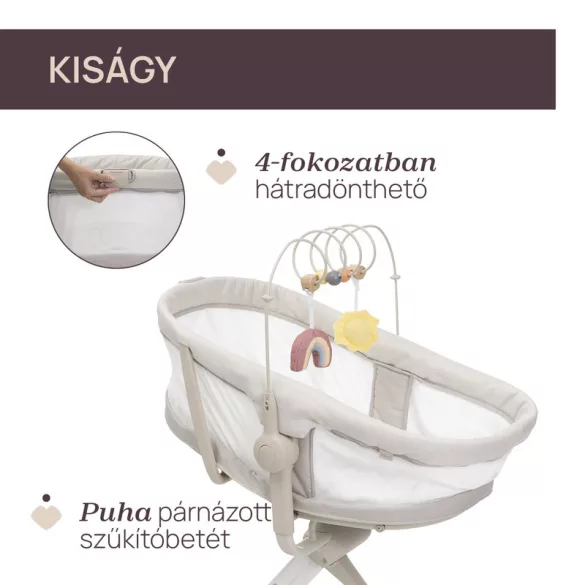 Chicco Baby Hug Armonia 4 v 1 kolíska a stolička 0 – 15 kg, 0 – 36 mesiacov