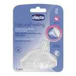 Chicco Natural Feeling 1 ks šikmý cumlík so stredným prietokom