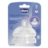 Chicco NaturalFeeling cumlík, rýchly prietok, 2 ks