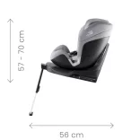 Detská autosedačka Britax Römer Swivel 2 40–125 cm – Space Black