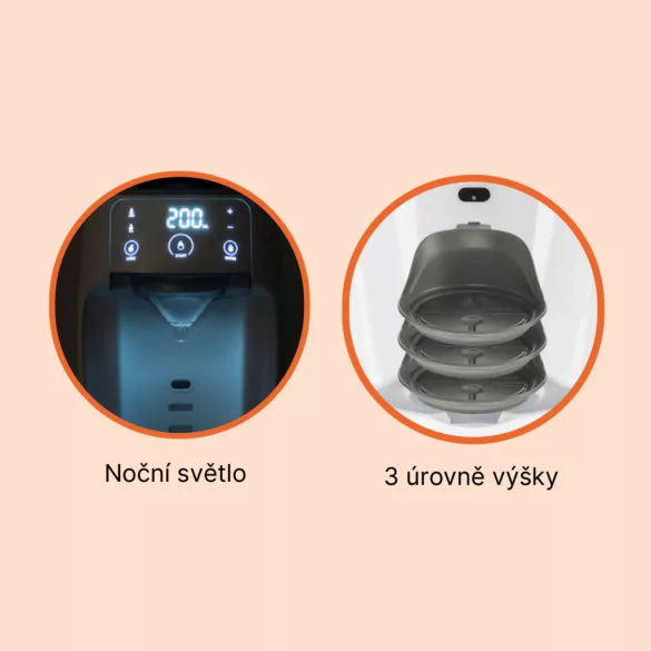 Zopa Prípravník mlieka Babyccino White